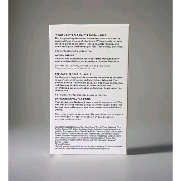 2 Pack BeautyCounter The Clean Deo Deodorant Clean Rose Full Size 2.11oz - Picture 4 of 4